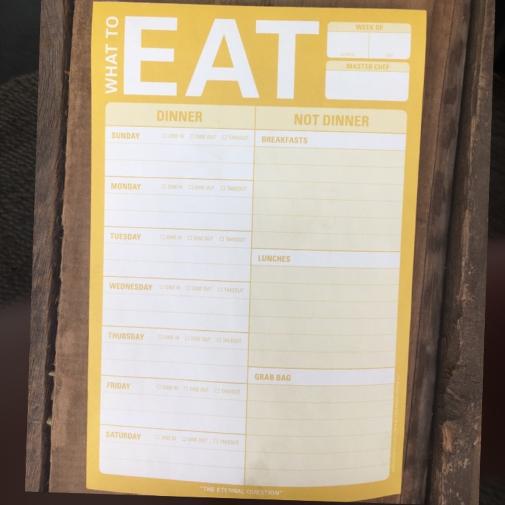 What to eat meal planner